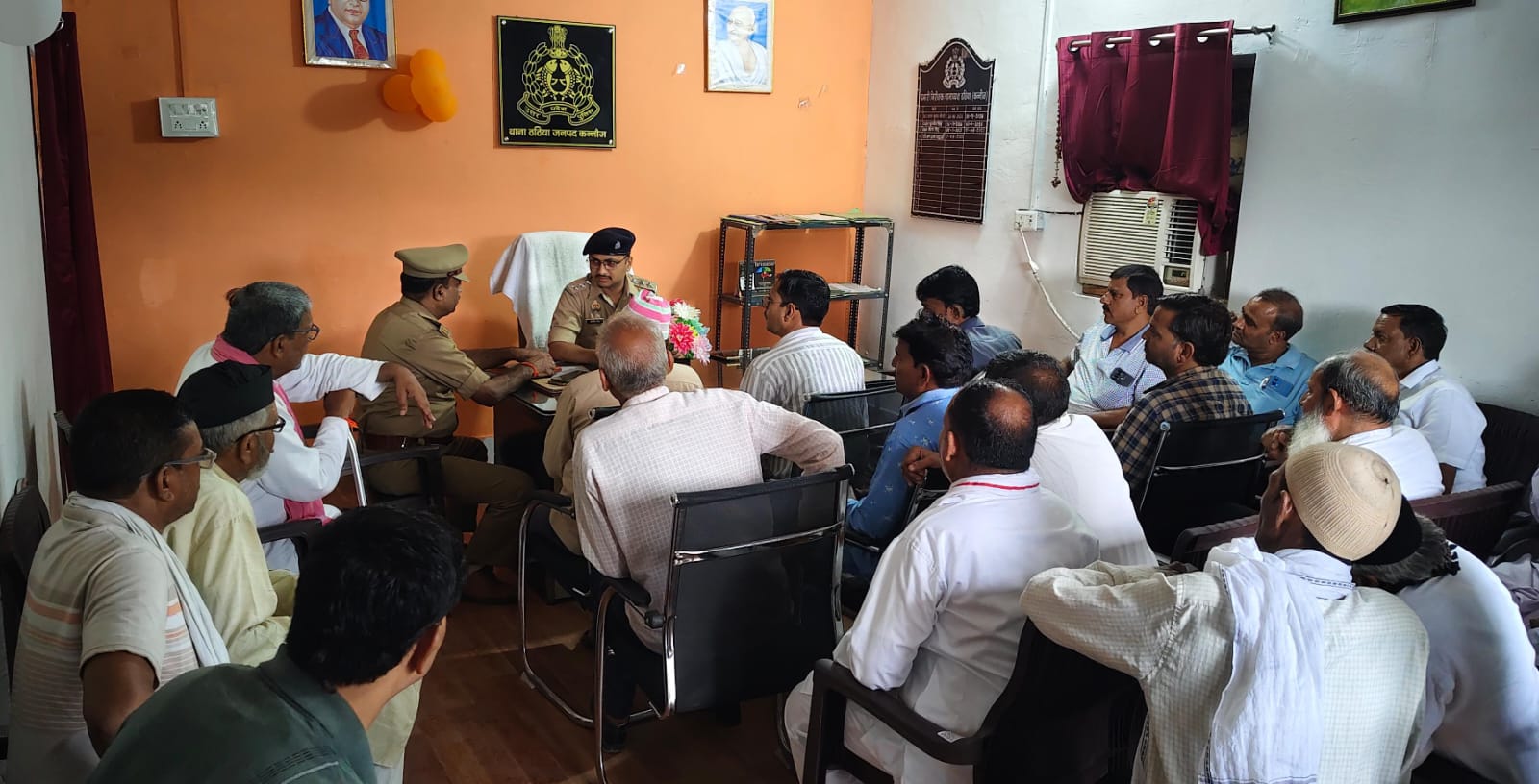 कन्नौज में पीस कमेटी की बैठक, त्योहारों पर सौहार्द बनाए रखने की अपील