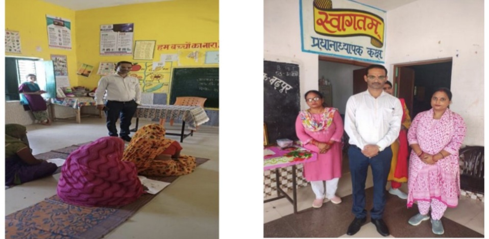 फर्रुखाबाद:नव भारत साक्षरता कार्यक्रम के अंतर्गत परीक्षा सफलतापूर्वक सम्पन्न।