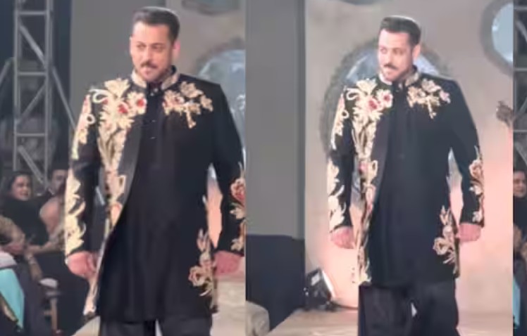 दोस्त के फैशन शो में सलमान खान ने स्वैग के साथ किया रैंप वॉक