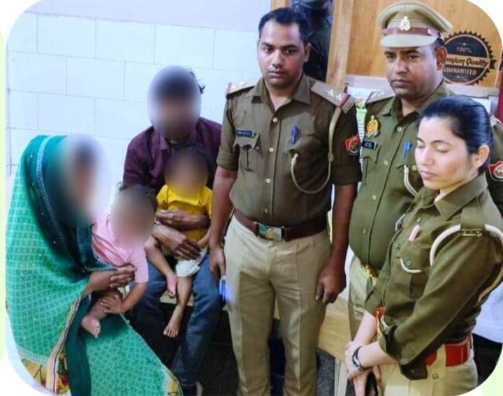 फर्रुखाबाद:पुलिस की सतर्कता और तत्परता से बची तीन जिंदगियाँ – महिला ने बच्चों संग गंगा में कूदकर दी थी जान देने की कोशिश