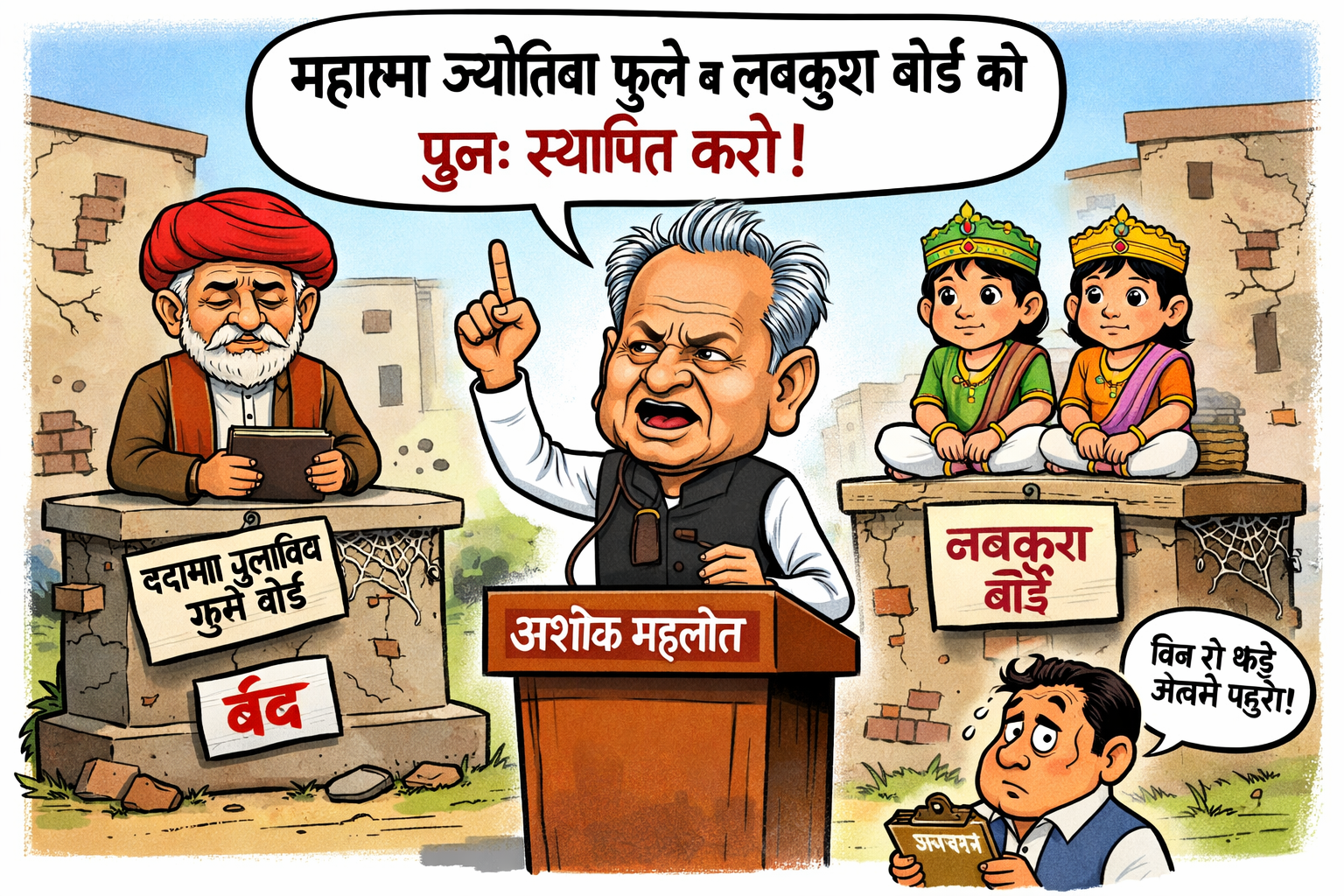 जयपुर:अशोक गहलोत ने महात्मा ज्योतिबा फुले व लवकुश बोर्ड को पुनः स्थापित करने की मांग उठाई