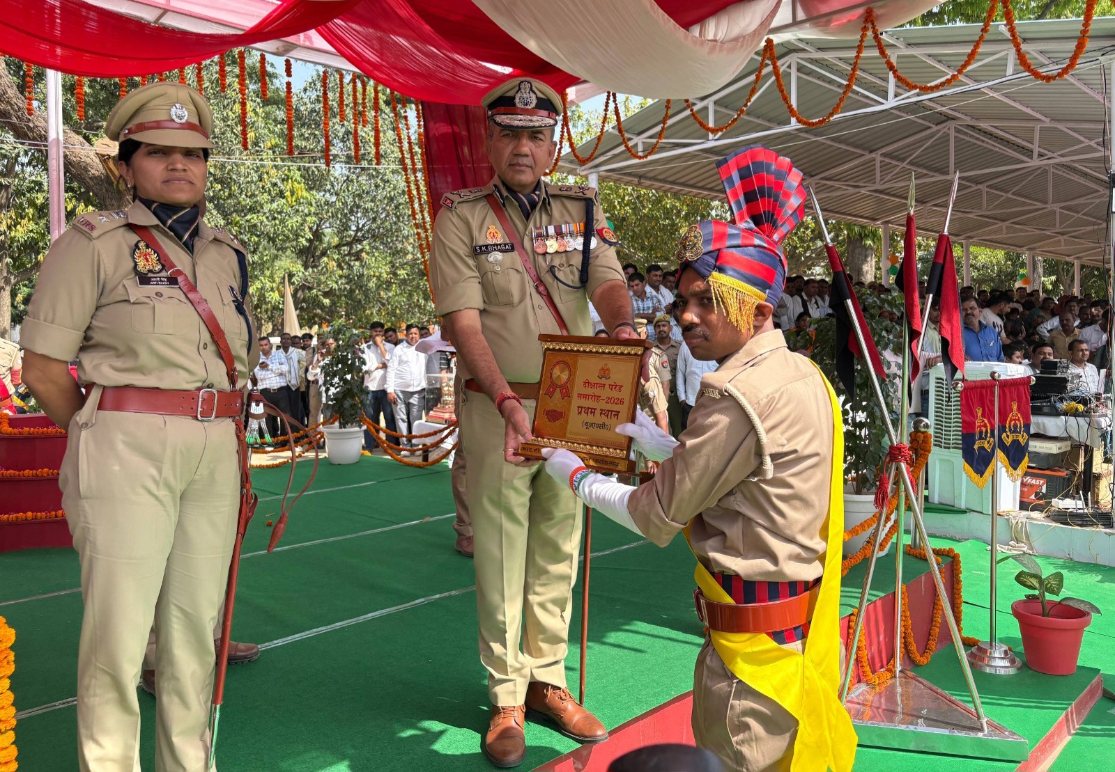 फर्रुखाबाद: फतेहगढ़ में भव्य दीक्षांत परेड समारोह, 470 रिक्रूट आरक्षियों ने भरी सेवा की शपथ