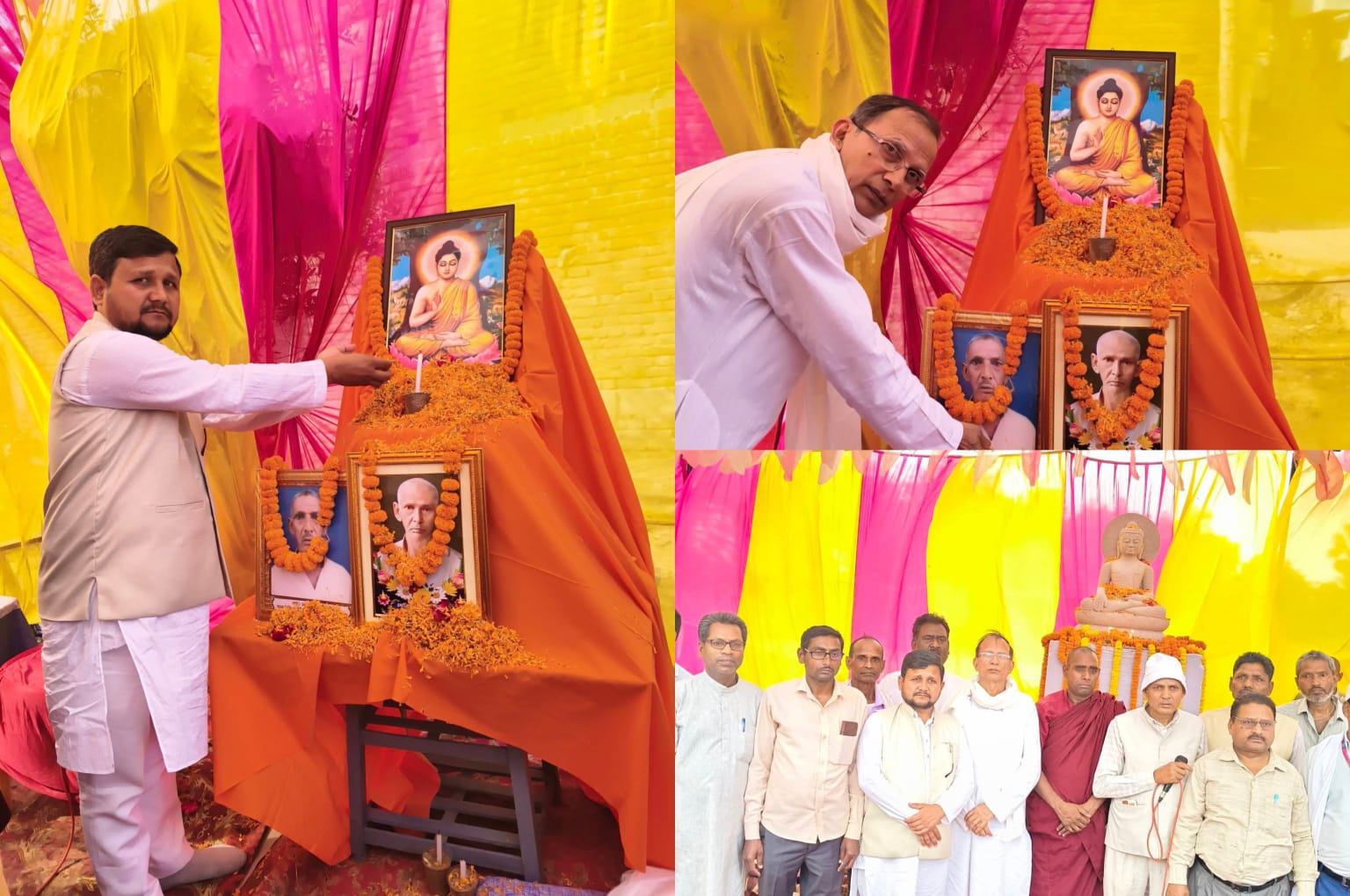 अरवल/बिहार: सम्यक पार्टी बिहार के महासचिव संगठन के पिताश्री की श्रद्धांजलि सभा और बौद्ध विहार का शिलान्यास
