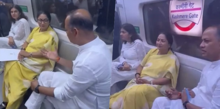 दिल्ली सीएम रेखा गुप्ता ने शुरू किया ‘मेट्रो मंडे’, ईंधन बचाने की पीएम की अपील पर मेट्रो से किया सफर