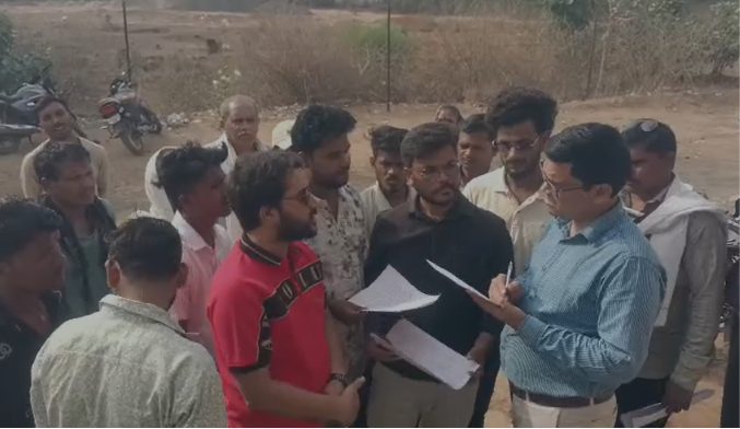 उमरिया:अवैध रेत उत्तखनन को लेकर लोगों नें चंदिया तहसीलदार को ज्ञापन दिया