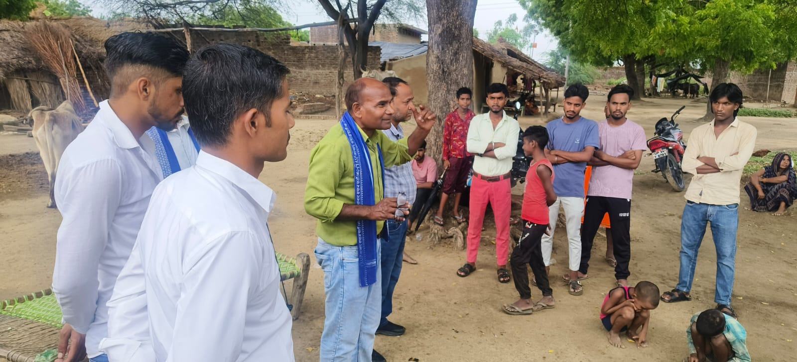 सीतापुर: बिजुआ मऊ एकडला पुरवा में आजाद समाज पार्टी की नुक्कड़ सभा सम्पन्न
