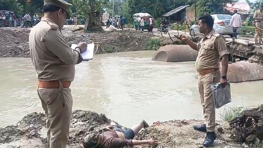 उन्नाव:तीन दिन से लापता युवक दोस्तीनगर नहर के निर्माणाधीन पुल की सटरिंग में फंसा मिला