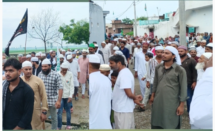 बरेली/जश्ने ईद मिलादुन्नबी का जुलूस बड़ी धूमधाम व शान-ओ-शौकत के साथ निकला।