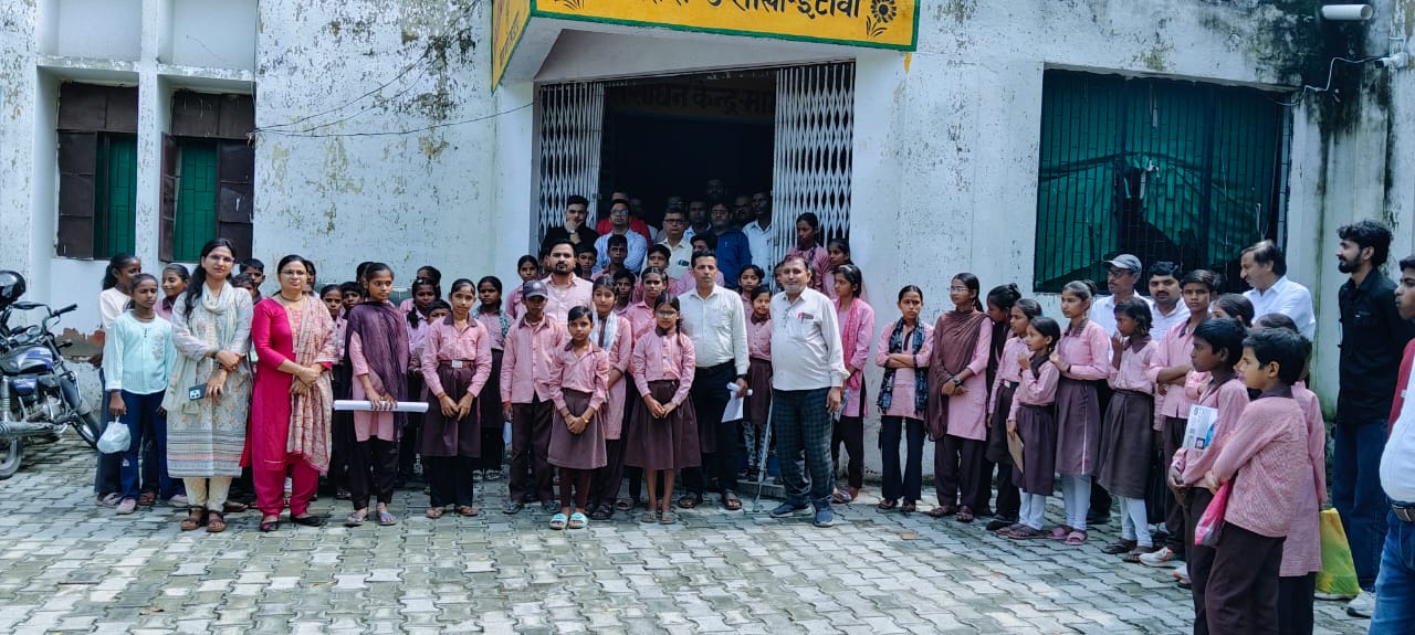 सेवा संकल्प अभियान के तहत चित्रकला प्रतियोगिता का किया गया आयोजन