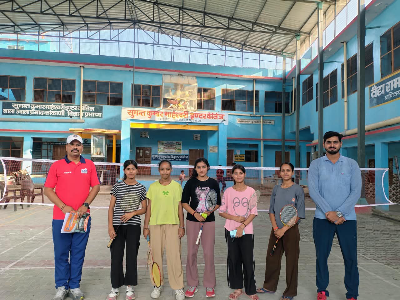 कासगंज:  छह बालिका बैडमिंटन खिलाड़ी मंडलीय ट्रायल के लिए चयनित