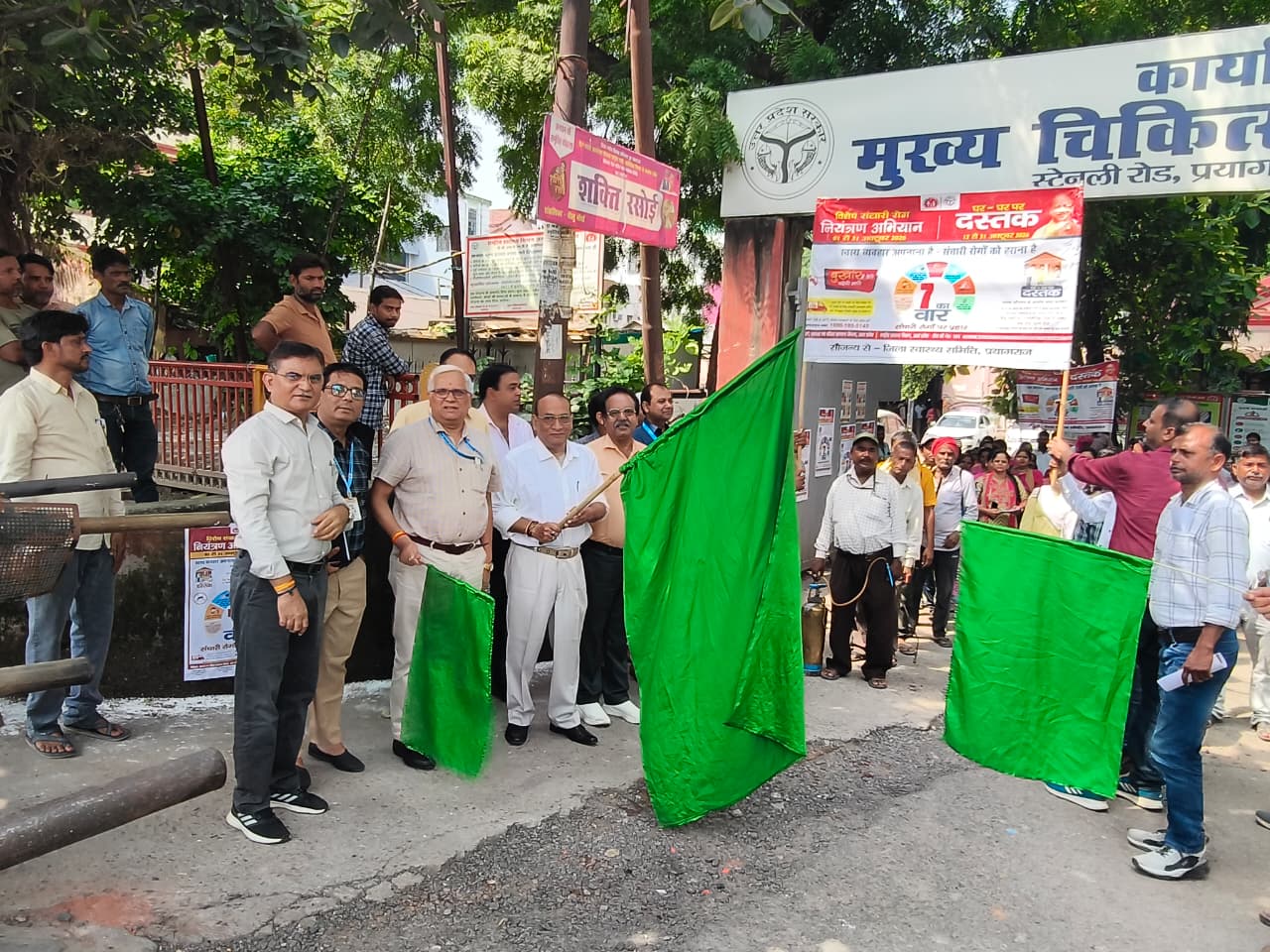 प्रयागराज : विशेष संचारी रोग नियन्त्रण एवं दस्तक अभियान (तृतीय चरण) का उद्घाटन