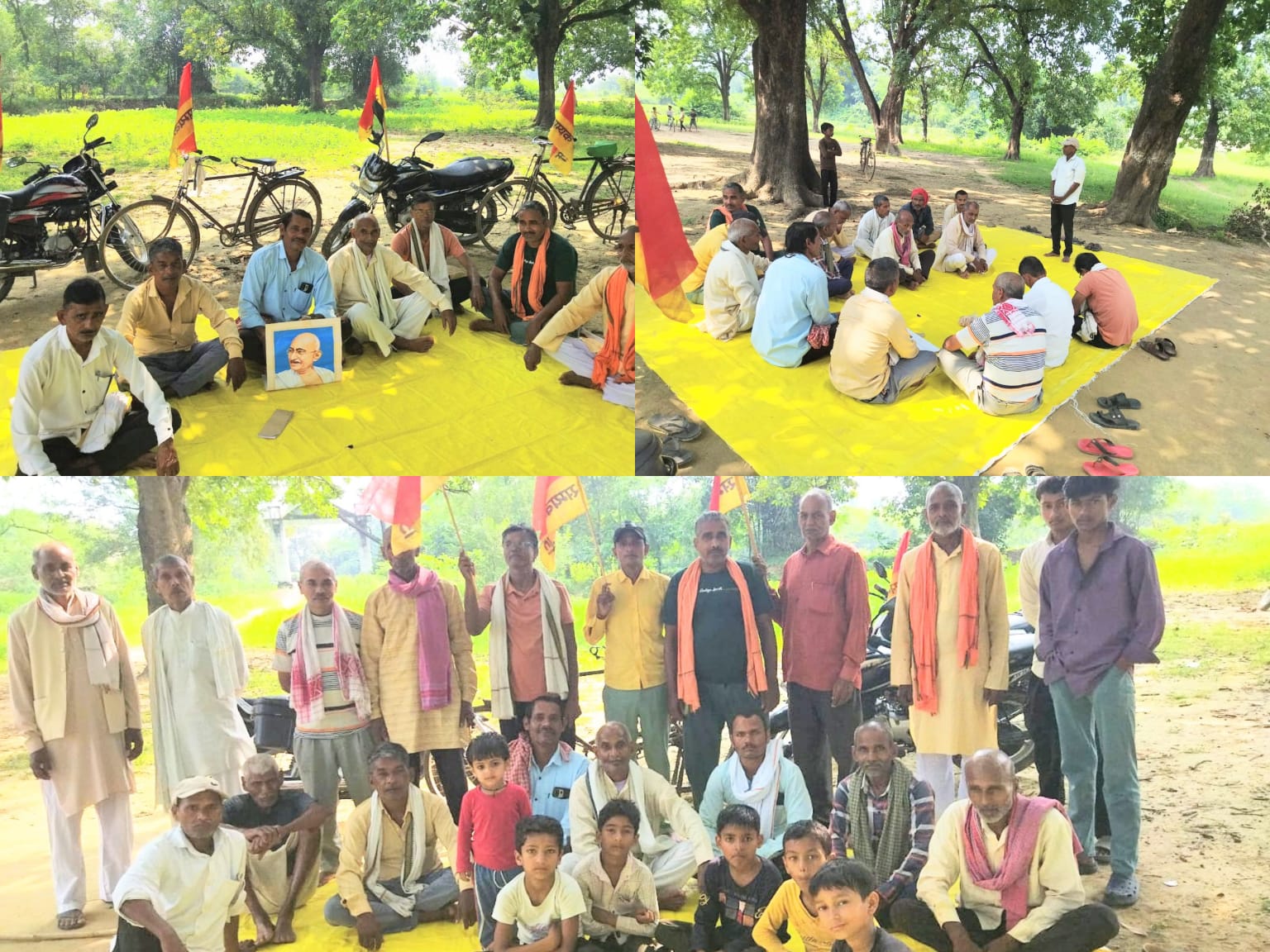 गांधी-शास्त्री जयंती पर सम्यक पार्टी किसान सभा का आयोजन