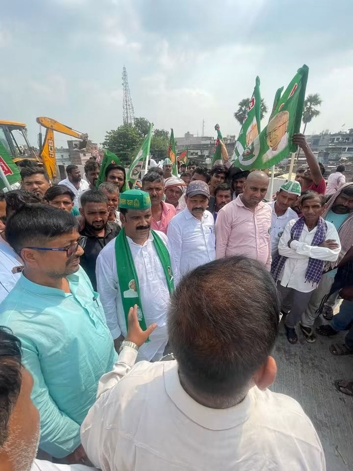 नेता प्रतिपक्ष तेजस्वी यादव का शेरघाटी में हुआ स्वागत