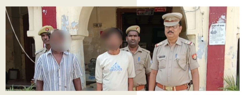 फर्रुखाबाद,फतेहगढ़ सरस्वती शिशु मंदिर में चोरी का खुलासा, 6 पंखों और नकदी के साथ 2 अभियुक्त गिरफ्तार  