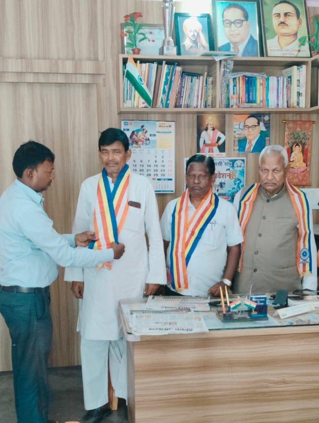 अर्जक संघ के राष्ट्रीय उपाध्यक्ष कमलेश वर्मा का वजीरगंज दौरा 