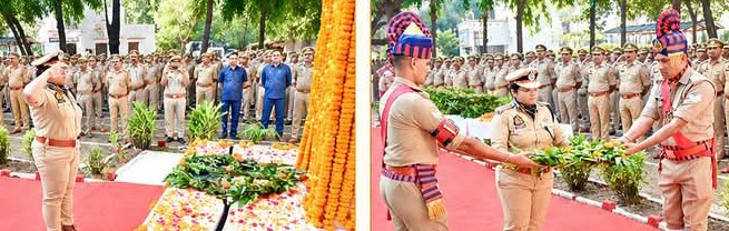 लखीमपुर खीरी : वरिष्ठ पुलिस अधीक्षक द्वारा पुलिस स्मृति दिवस पर शहीद पुलिसकर्मियों को अर्पित की गई श्रद्धांजलि 